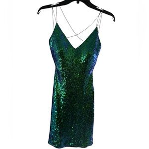 Juniors' Strappy Sequined Bodycon Dress XS B Darlin Homecoming